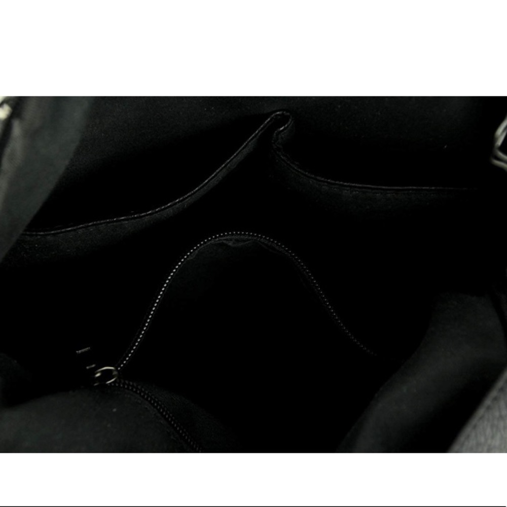 3D Skull Leather Backpack Rivets with Hood Cap - Picture 7 of 8